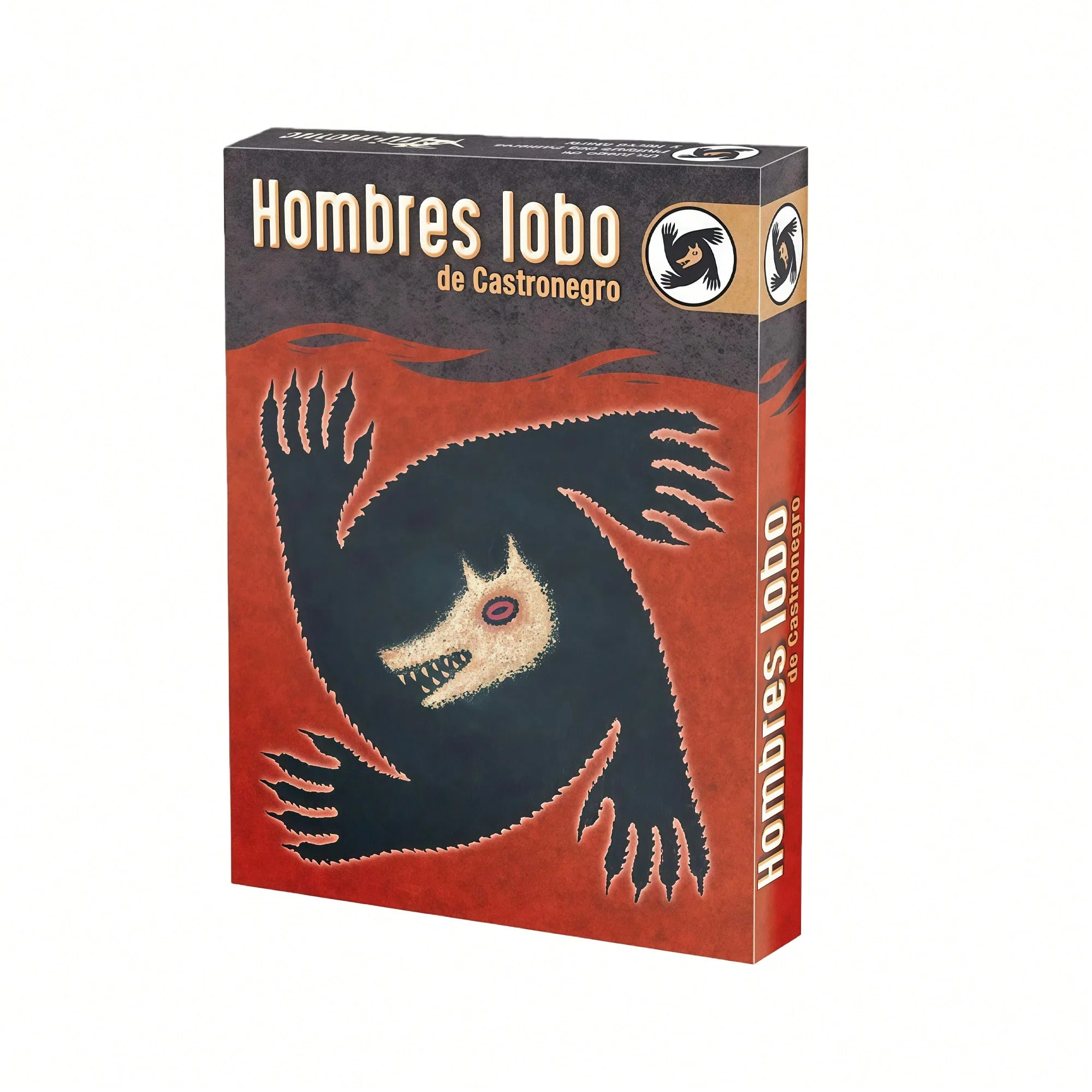 このスペイン語の狼男カードゲームは、欺瞞と推理の要素を組み合わせた、隠された身分のゲームです。