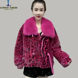 Faux Fur Coats for Women,Single Breasted Jackets,Female Overcoat,Thicken Warm Clothes,England Style,Fur Collar,New ,Winter