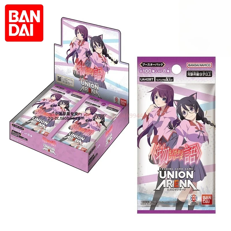 

Оригинальный набор карт BANDAI Union Arena Monogatari Series UA42BT Booster Pack Box TCG JAPAN, коллекционные аниме-карты, целая коробка, в наличии.