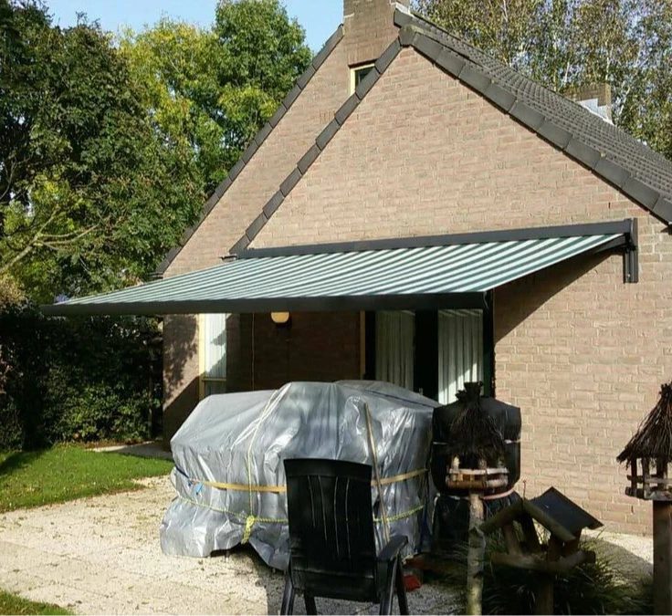 Large Sized Sunshade Rainproof and UV Resistant Foldable Canopy Awnings Villa Entrance Luxurious Electric Acrylic Awning