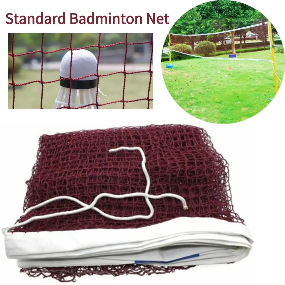 شبكة كرة الريشة القياسية للتدريب الرياضي البسيط والمحمول والقابل للطي، شبكة تنس خارجية، شبكة الريشة