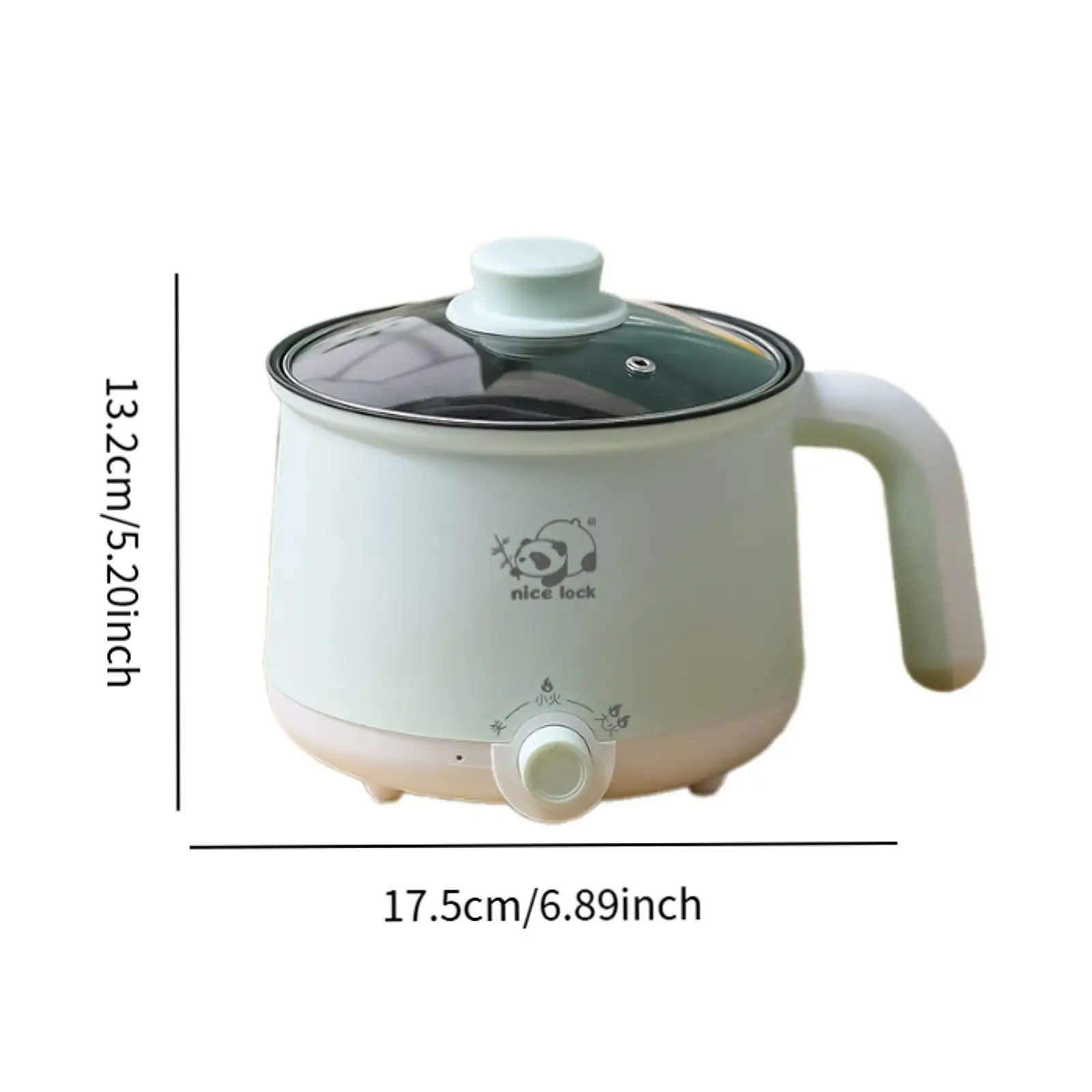 หม้อปรุงอาหารไฟฟ้าแบบพกพาป้องกันแห้ง 2 เกียร์ Nonstick กระทะไฟฟ้าอเนกประสงค์สําหรับสเต็กพาสต้าทอด Dumpling ทําอาหาร