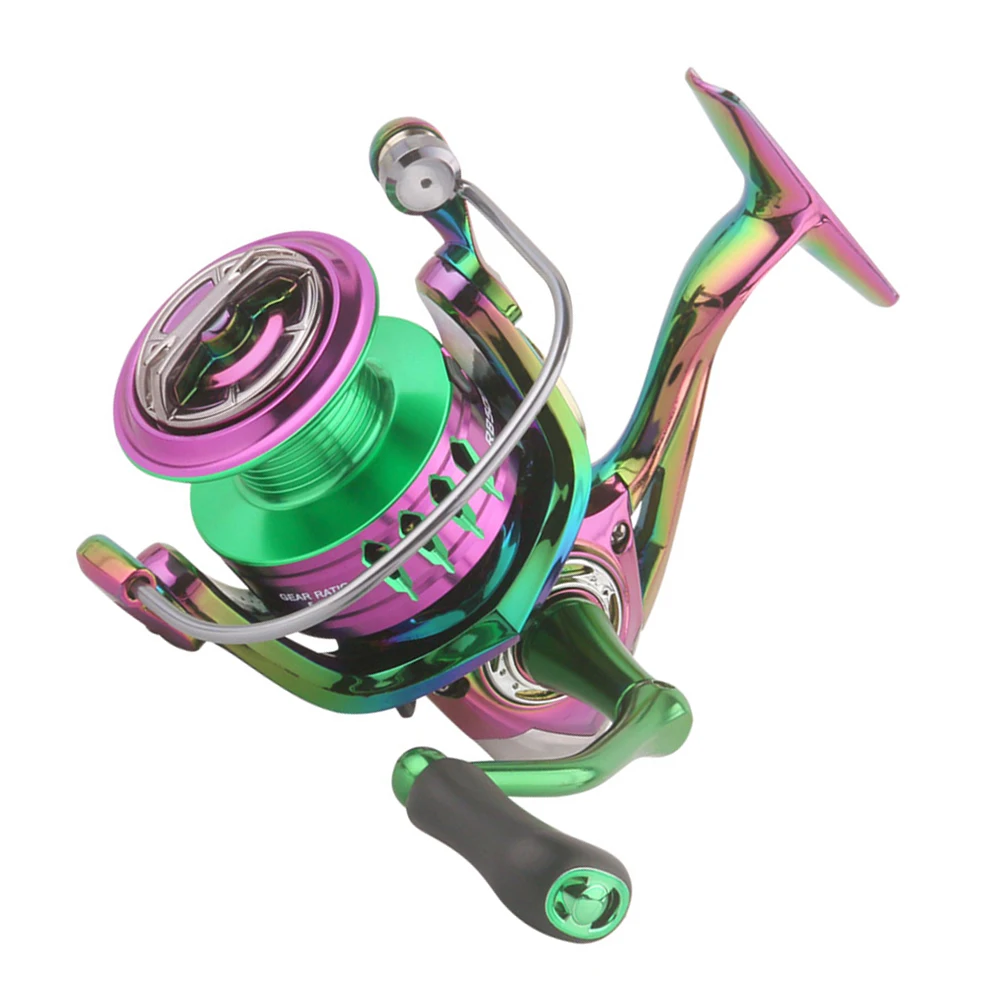 

Spinning Reel 8KG Strong Braking Force 5.2:1 Levels Ratio High Speed All-metal Body for Outdoor Saltwater Sea Fishing