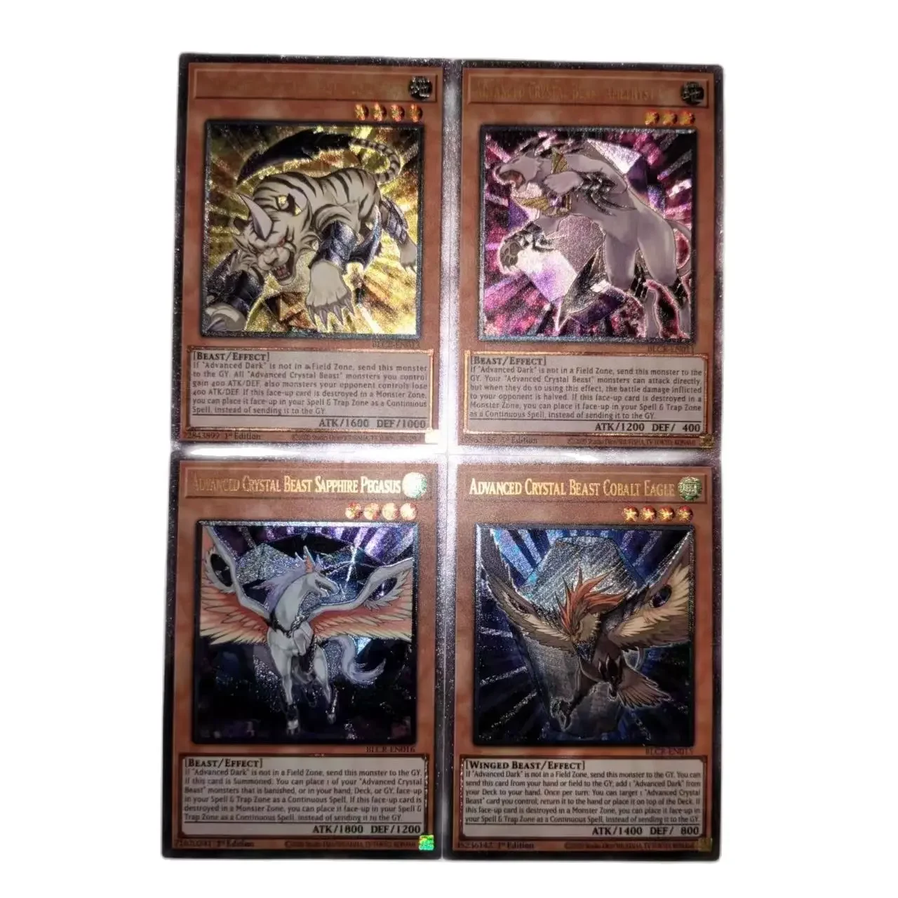 Yu-Gi-Oh UR BLCR Series/ ADVANCED CRYSTAL BEAST Series Children's Gift Collectible Card Toys (Not Original)