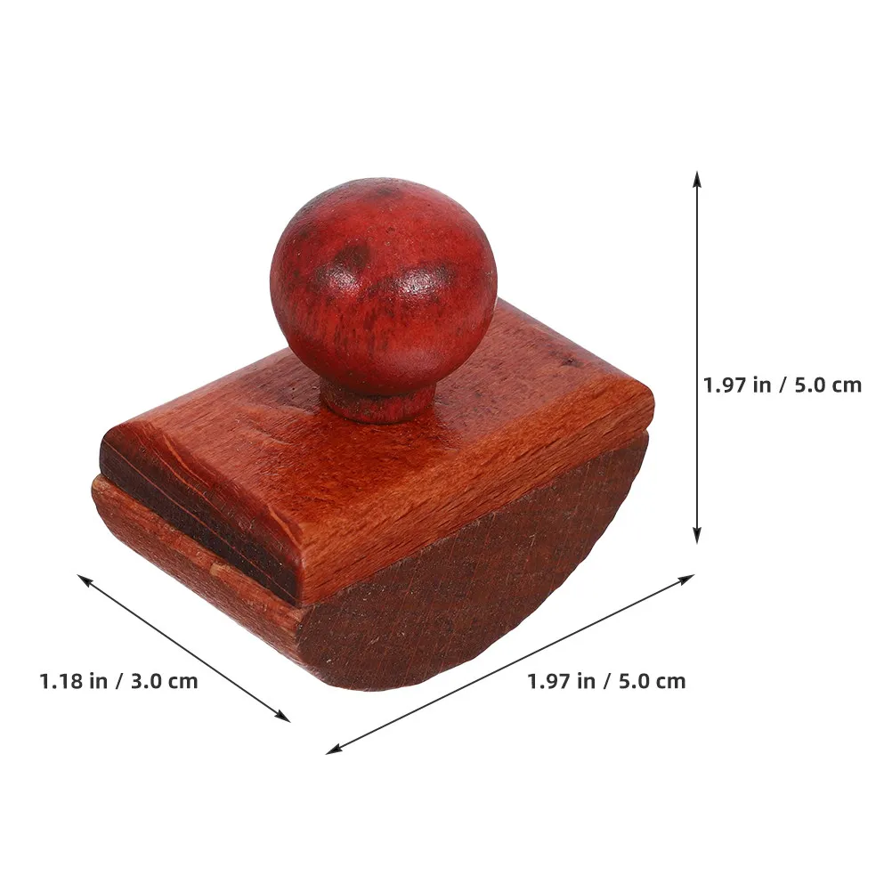 2Pcs Rocker Style Wooden Ink Absorber Blotter Quick Drying for Writing Stamp Art Craft Office Student Desktop Ink Blotter Pad