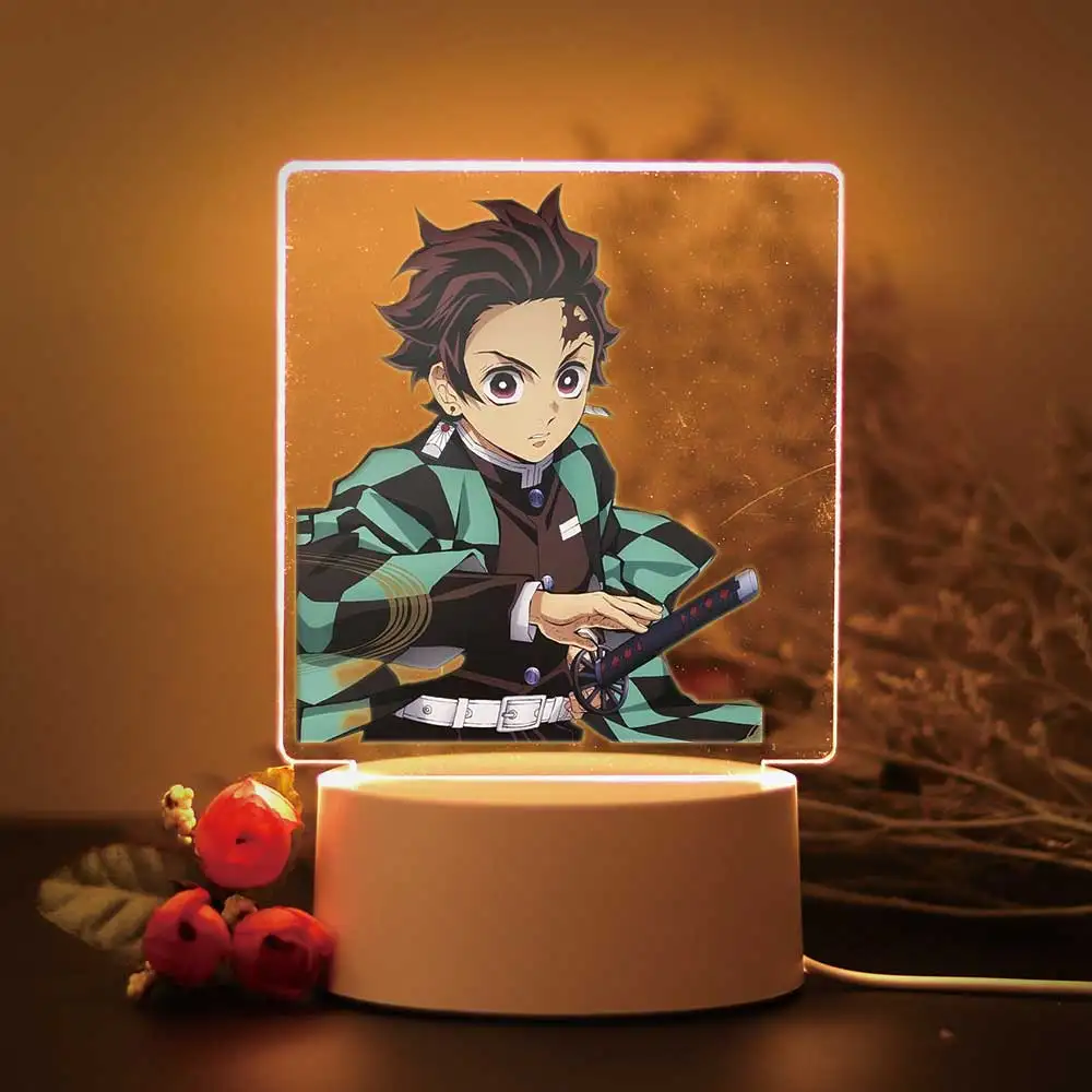 kamado tanjiro the Demon Slayer character 3d Illusion Night Lamp for Children\'s Room Decor the Boys Girls Birthday Gift