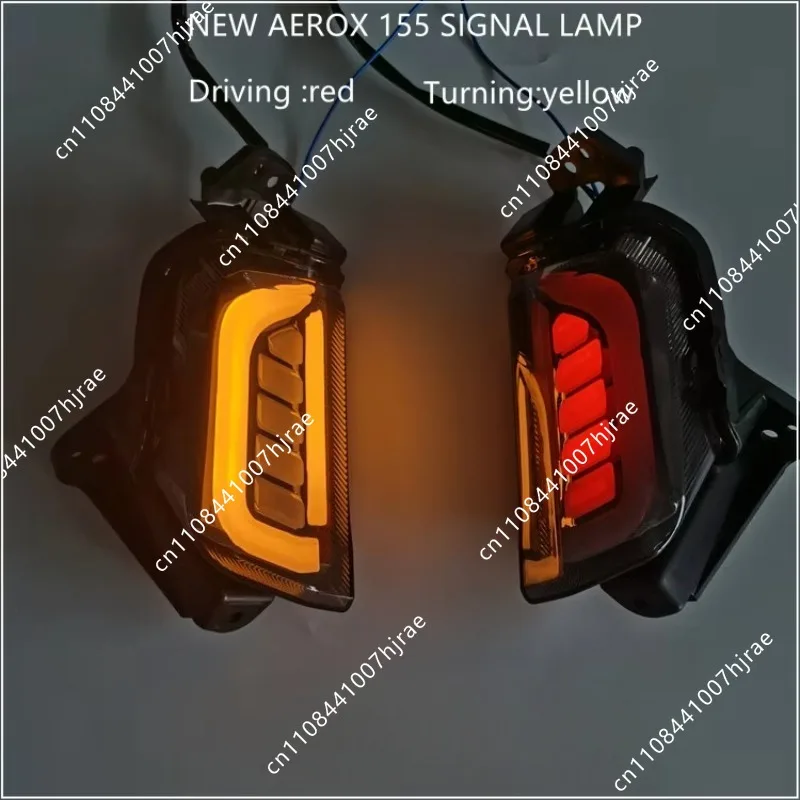 Motorcycle New Style LED Blinker Signal Lamp Fit AEROX155 NVX155 2021 Scooter Modified Turn Indicator Light Replacement Accessor