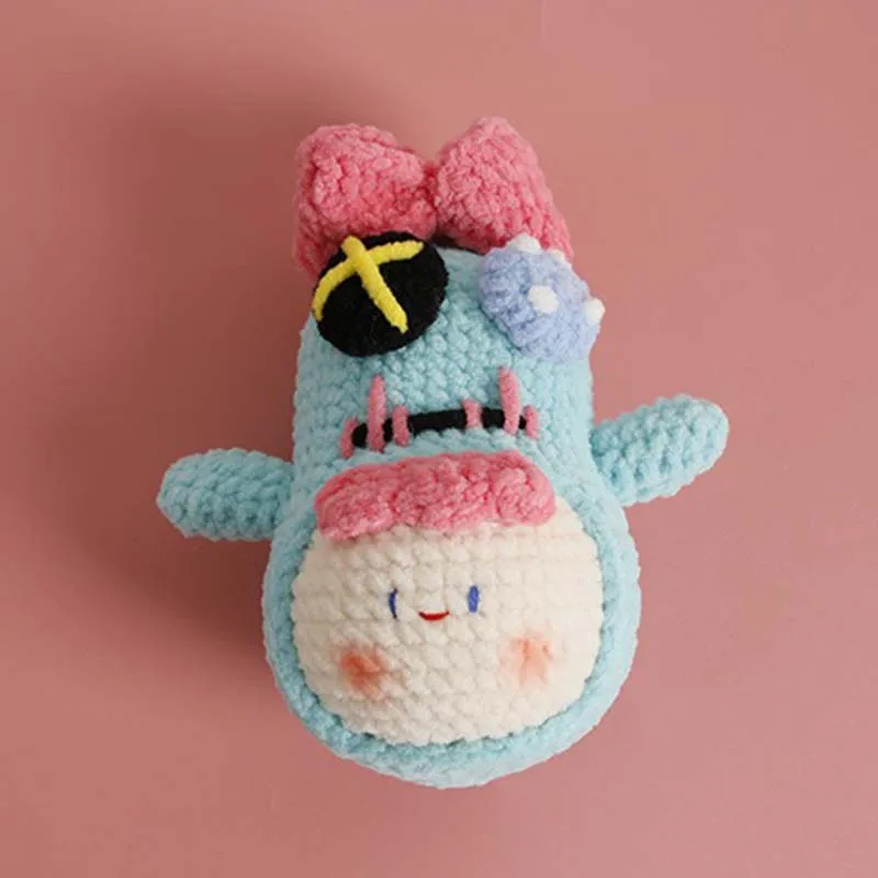   Handgefertigter, bezaubernder Häkeltier-Tuozi – geformter Schlüsselanhänger, süße handgefertigte Plüschfigur für Auto und Tasche