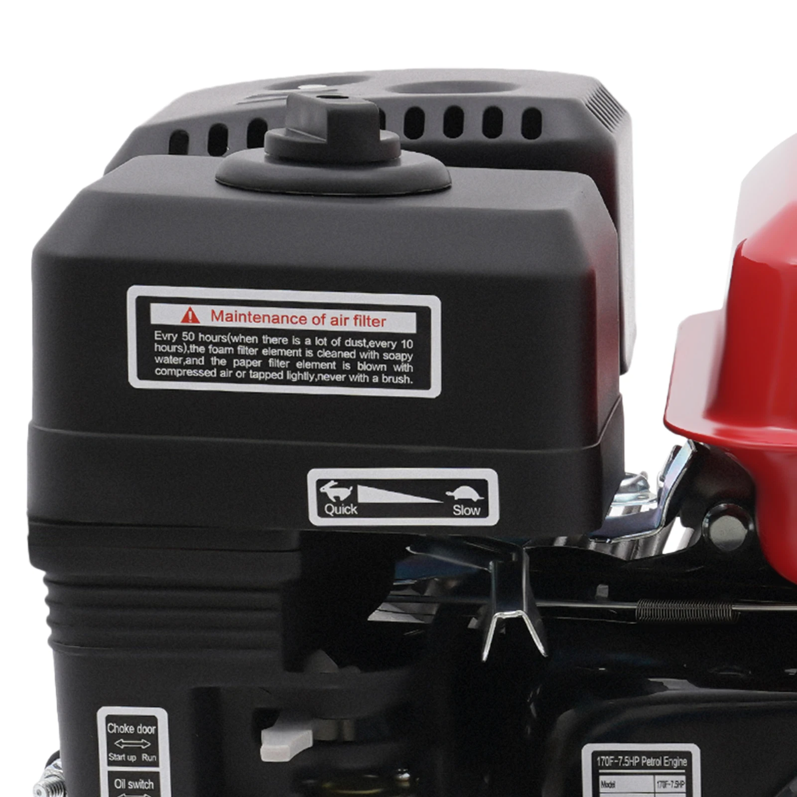 GX200 4000 W 7,5 PS 4-Takt-Benzinmotor, Standmotor, UL-Start, Mehrzweck-Luftkühlsystem, Benzinmotor – Detail 8