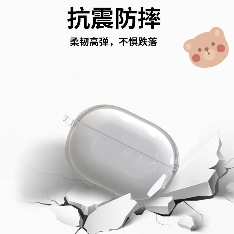 واضح Freebuds Pro 5 غطاء لهواوي Freebuds Pro5 حافظة الكرتون الصينية ديكور لهواوي براعم برو 5 حافظة براعم مجانية Funda #3