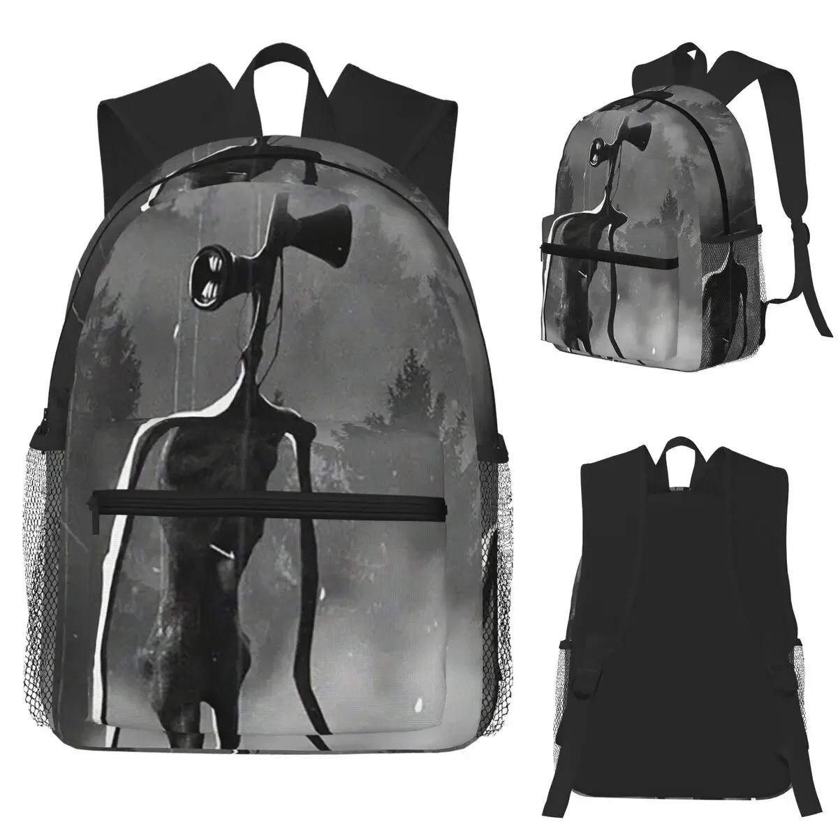 

Siren Head Osepanhead Student Backpack School Bag Hiking Travel Daypack for Boys Girls Fashion Bookbag Shoulder Bags