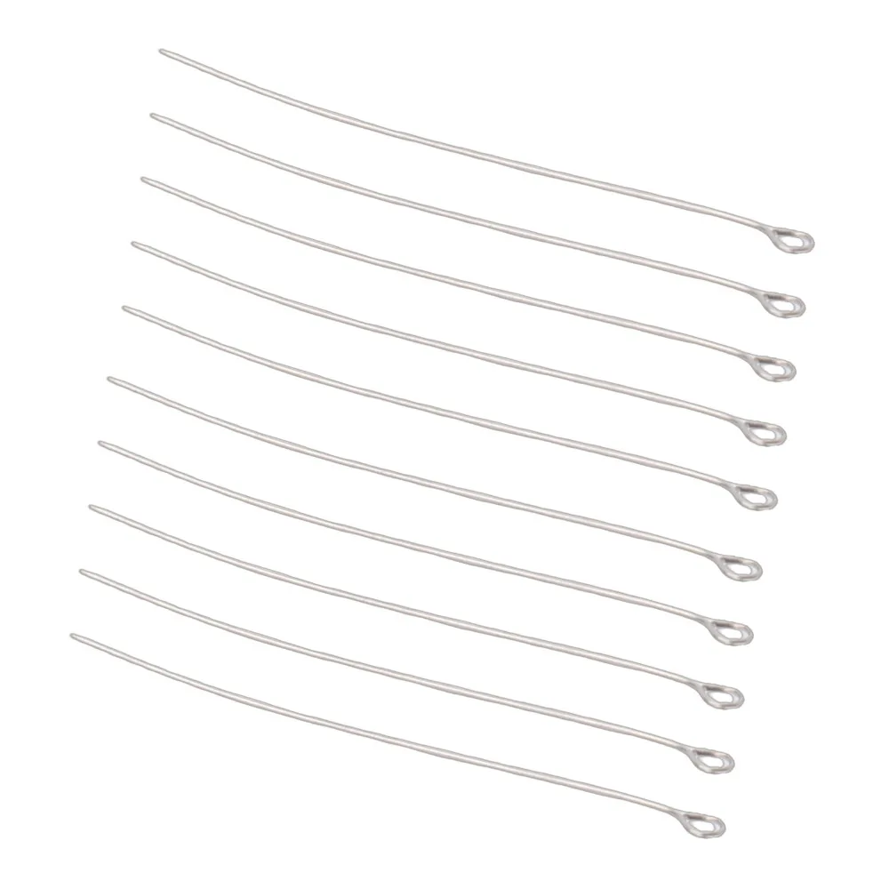 10Pcs,2mm,4mm Metal Wire Inoculating Loop 2mm,4mm Loop Round Loop Shape Inoculating Needle Solid Reusable Inoculating Set