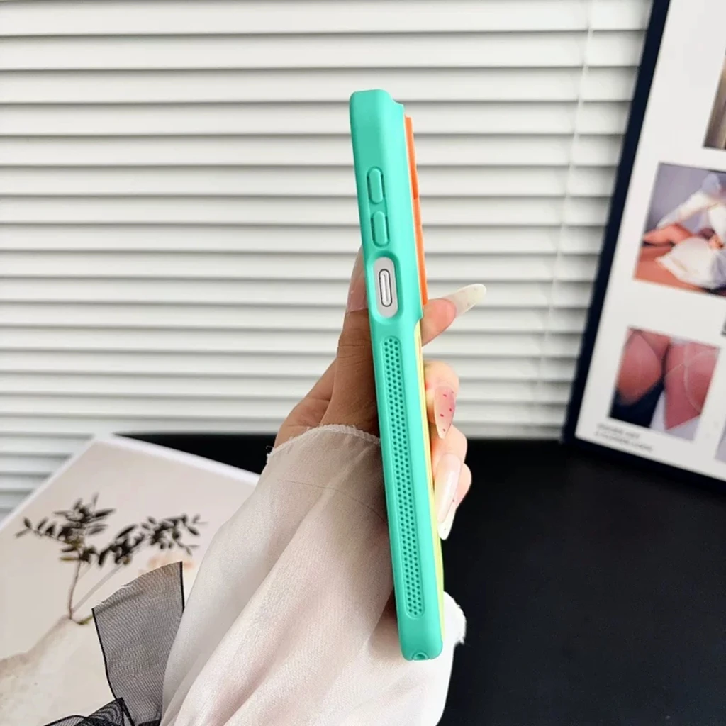 Fashion Fabric Texture Color Collision Large Camera Window Frame Magnetic Protective Phone Case for Huawei Pura 90 80 70 Pro Max view 6