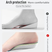 Memory Foam Shoe Insoles for Men Women Arch Support Orthotic Cushion Flat Feet High Heel Pain Relief Comfortable Sneaker Pads