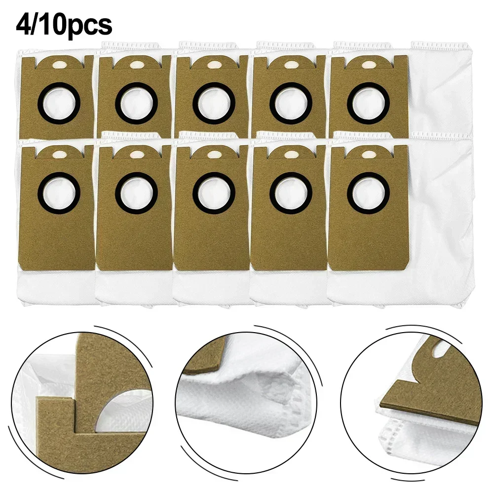 4 Pack/10 Pack Vacuum Cleaner Accessories Dust Bag Compatible For MEDION X20 SW+ MD 11415 Replacement Parts Accessories Dust Bag