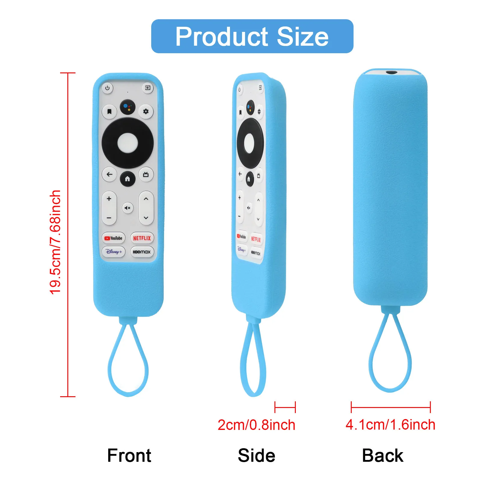 Silicone Case Fit for ONLY for Onn Android TV 4K UHD Stick TV Box 100024646 100026240 Protective Sheath Cover Anti-Slip ﻿