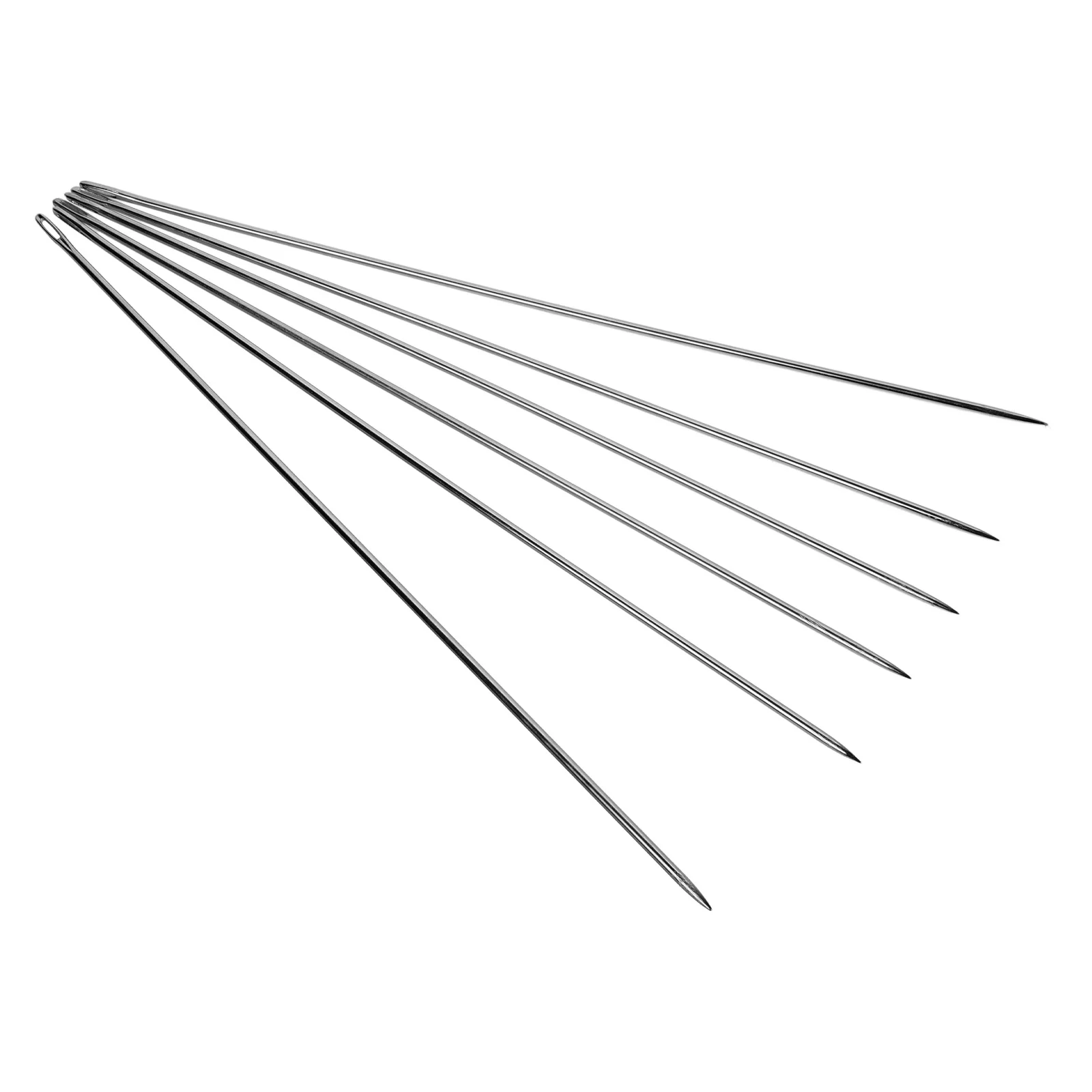 

6Pcs Metal Darning Needles Large Eye Professional Sewing Needle Smooth Without Rough Edges Perfect for Sweaters Scarves Hats