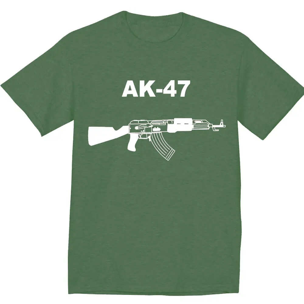 2nd Amendment Gun Rights AK47 T-shirt Mens Graphic Tees Gifts AK-47 Unisex T-shirts For Man Woman Short Summer Tees