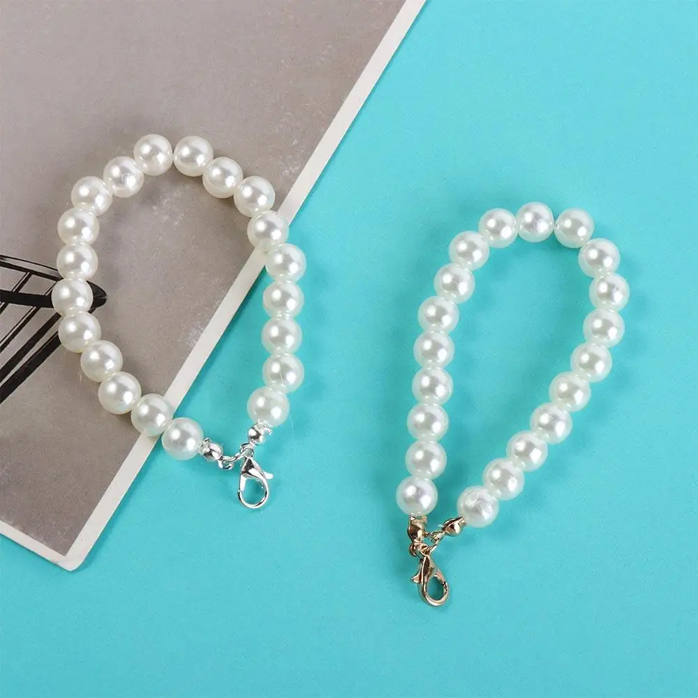 

Anti-Drop Mobile Phone Chain Beaded Phone Charm Pearl Lanyard Keychain Hanging Cord Phone Case Chain Women Girls