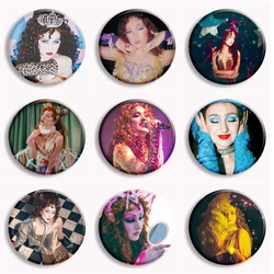 Chappell roan Midwest Princess 2024 Tour Aesthetic Button Pin Creative Album Cover Brooch Badge Bag Decor Fans Gifts