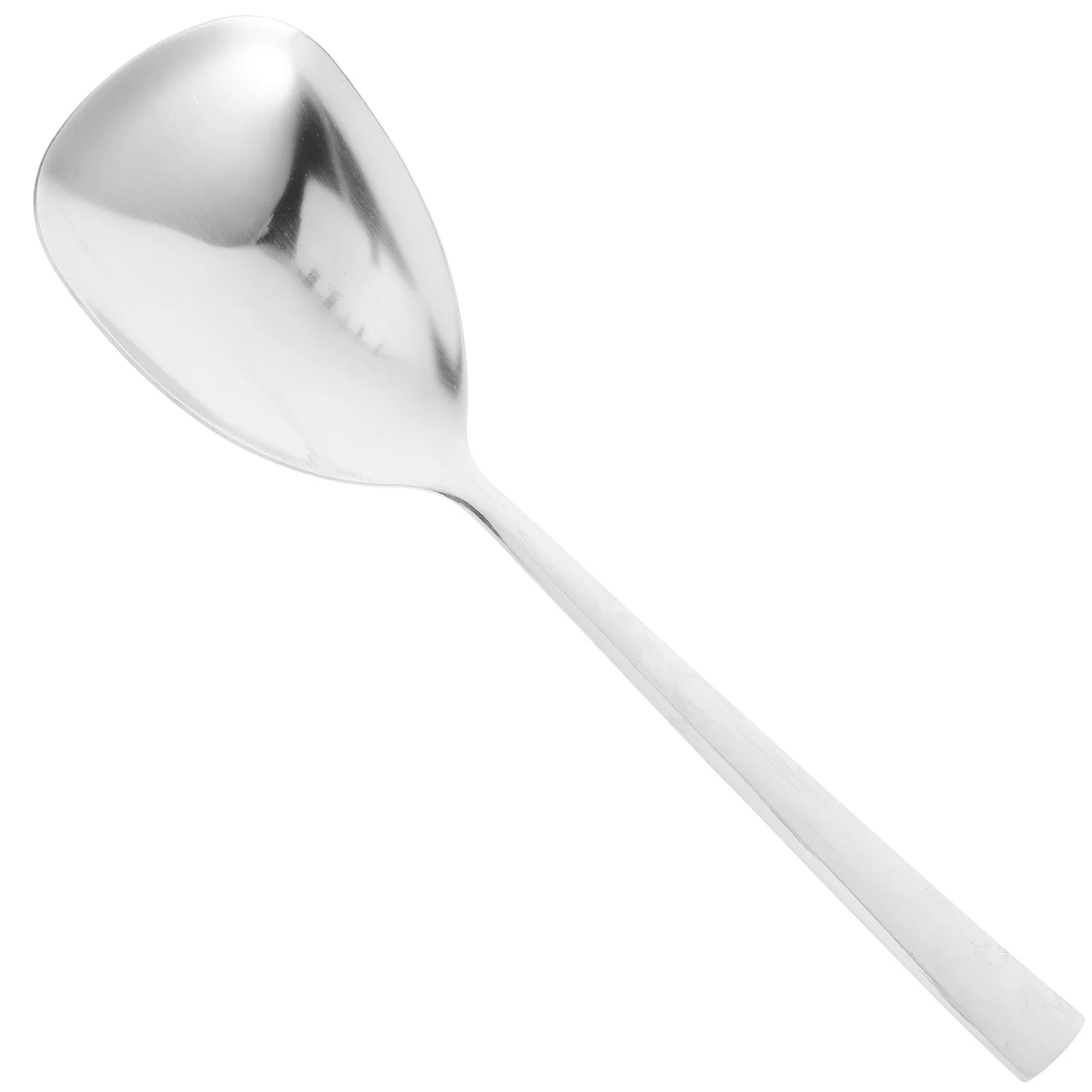 

Stainless Steel Rice Spatula Triangle Spoon Kitchen Utensil Robust Reliable Stylish Table Setting Food Service Spoon
