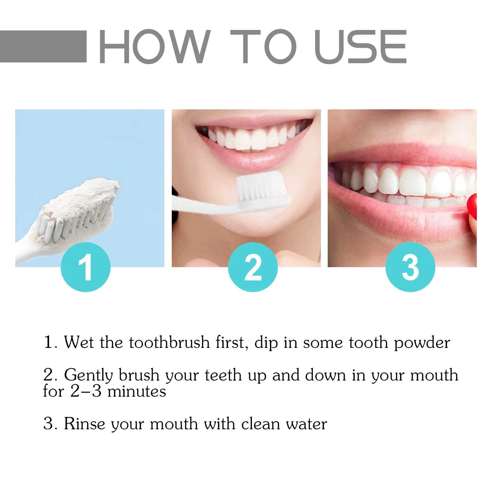 Teeth Restoration Mineral Powder Teeth Whitening Remove Stain Oral Clean Fresh Breath Improve Smell Tooth Care Toothpaste image 6