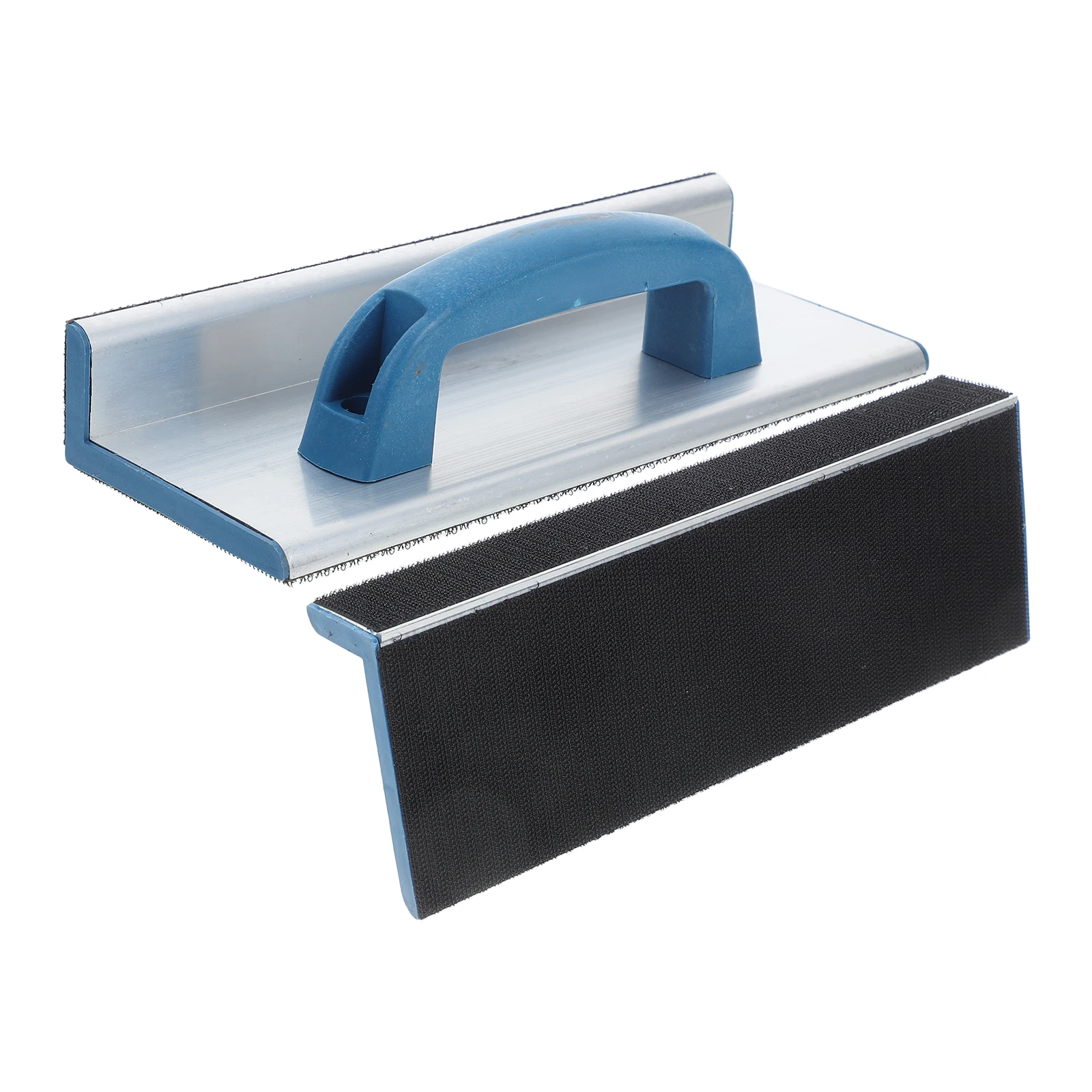 

2pcs Self-Adhesive Sandpaper Holder Aluminum Plastic Lightweight Ergonomic Handle For Wall Corner Drywall Plasterboard Wood
