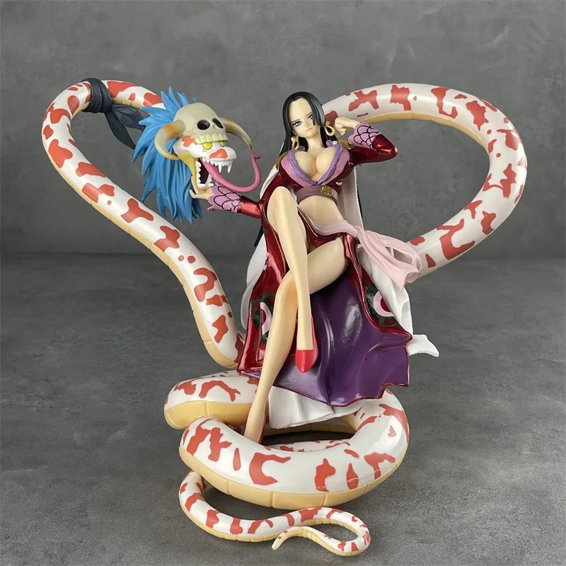 

One Piece Empress Snake Explosive Nine Snakes Boa Hancock Sitting Position Your Majesty Shichibukai Collectible Figures Model