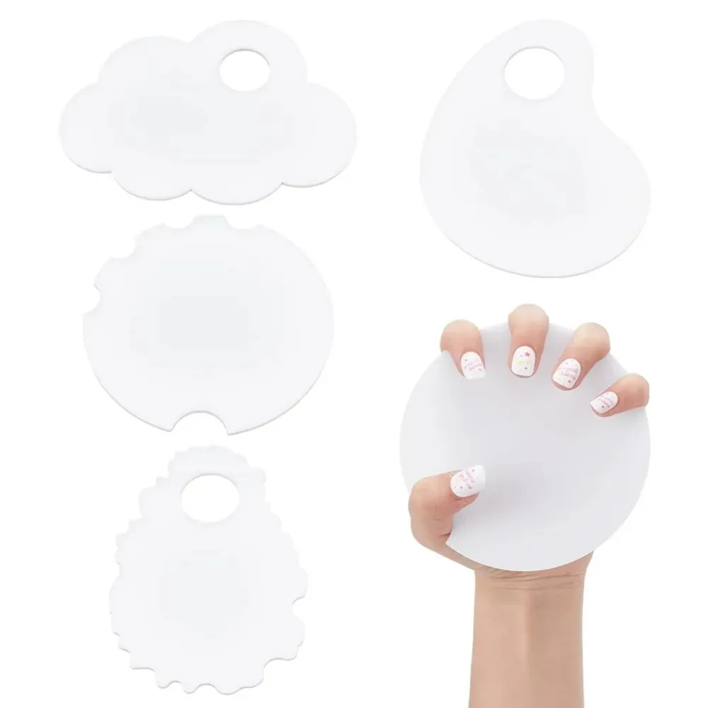 

4 шт., 4 стиля, акриловая реквизит для фотосессии для ногтей, художественная демонстрационная доска, пустой реквизит для дизайна ногтей, палитра для дизайна ногтей, реквизит для салона красоты