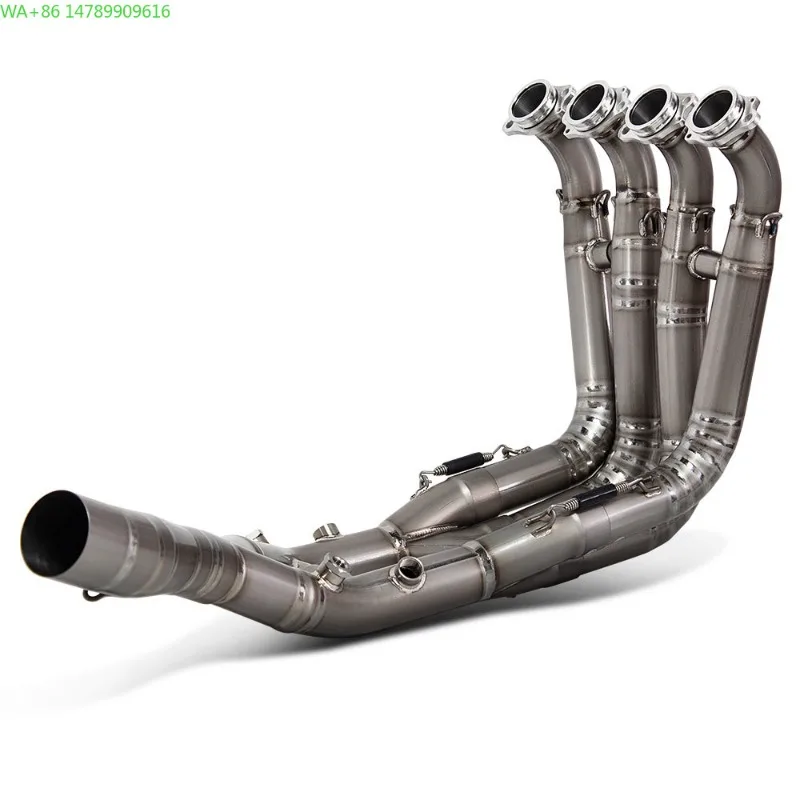 Forged Exhaust System For MotorcycleMotorcycle Exhaust Modify Manifold Titanium Escape Header Tube Fit Original Muffler For