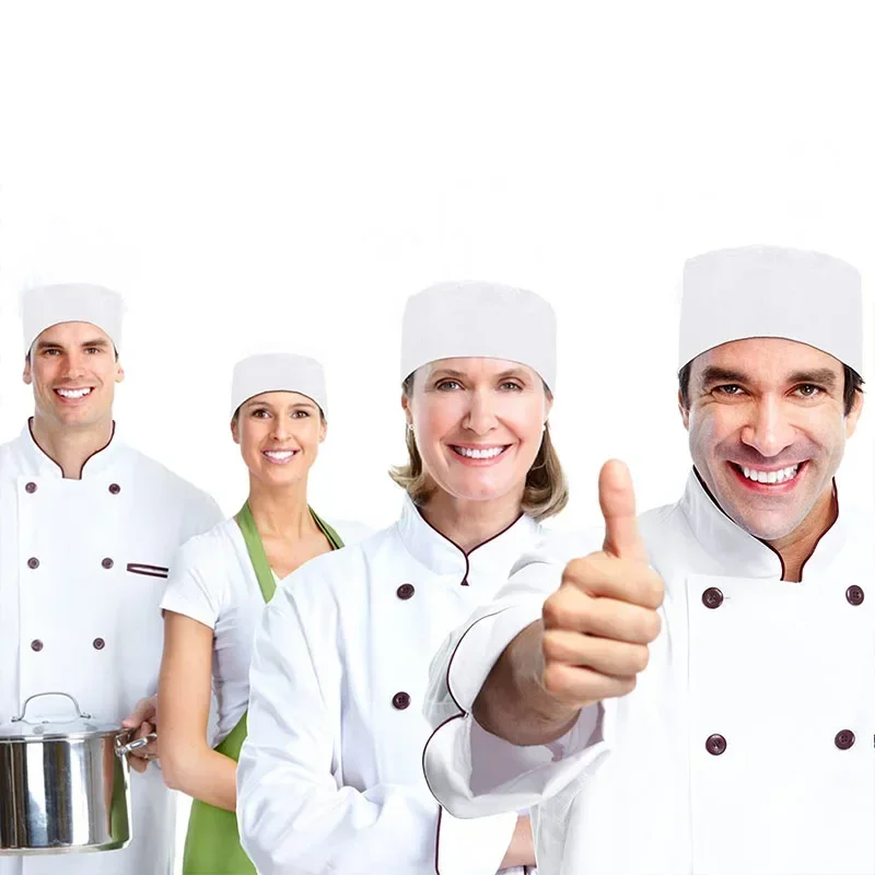 Maglia superiore spessa rete sushi berretto da cuoco cappelli da cucina in stile coreano giapponese catering cucina cappello da cuoco panetteria caffè cameriere berretti da lavoro