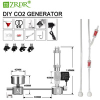 ZRDR Aquarium DIY CO2 generator system kit CO2 generator, bubble counter diffuser with solenoid valve,For / Aquatic plant growth
