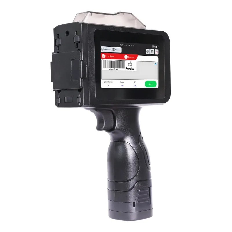 M9 Handheld Inkjet Printer Batch Code Printers Wireless Scanner & Computer Connected for Date,NUmber,QRcode,Barcode,Date,Image