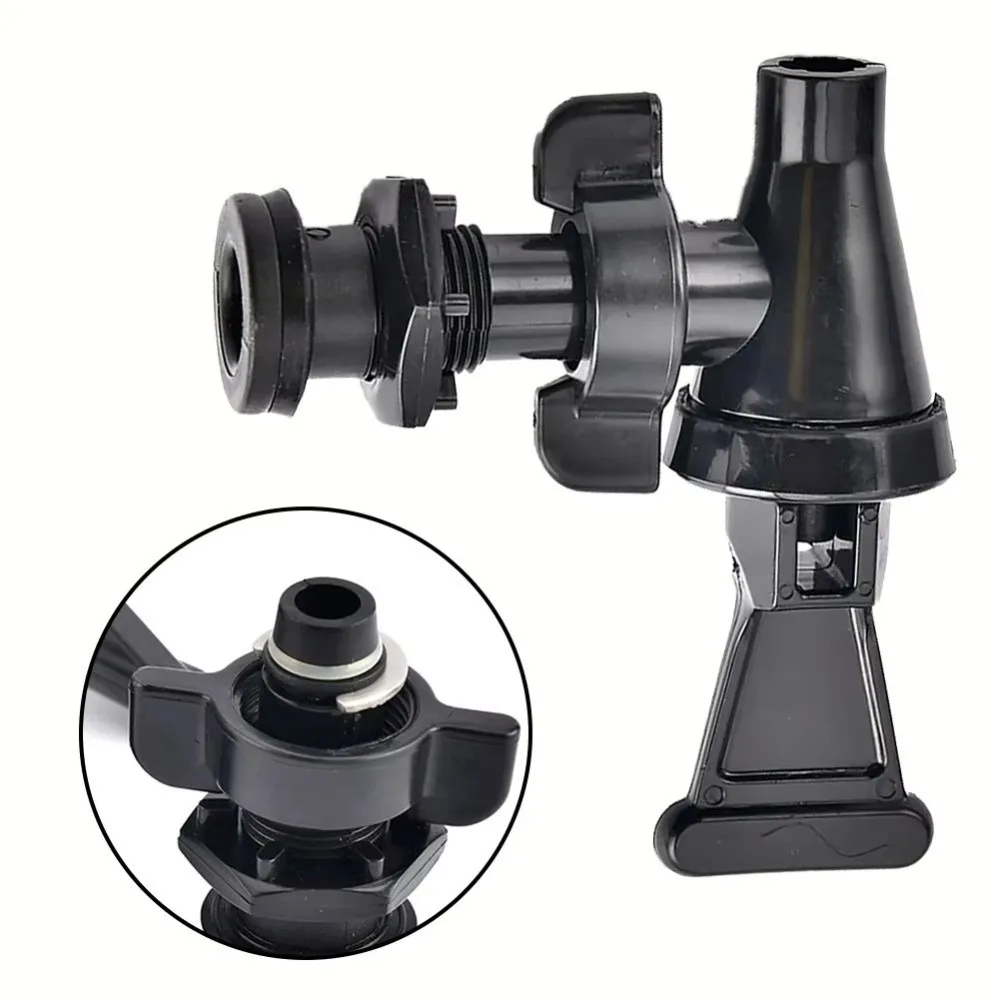 Upgraded Beer Barrel Faucet Tap Black Plastic Water Dispenser Faucet Tap Durable Detachable Milk Tea Bucket Faucet