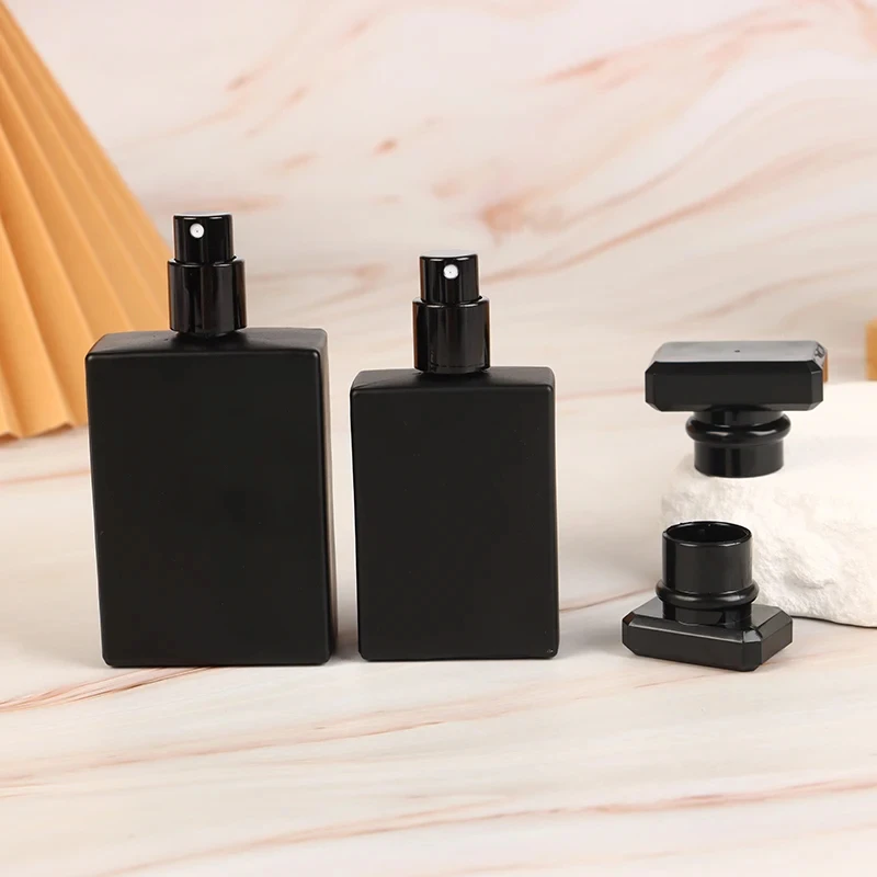 30/50 ml helderzwarte parfumfles glazen lege fles high-end draagbare spray make-up waterfles mist