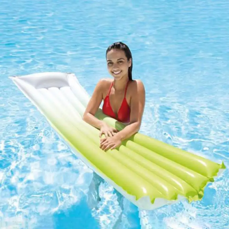 Colchoneta inflable plegable para piscina, hamaca de agua con gradiente, colchón de aire, juguete, silla de salón de agua