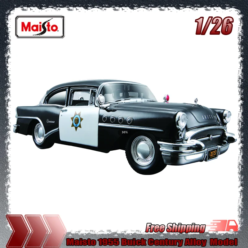 

Maisto 1:26 1955 Buick Century Simulation Alloy Miniature Die-Cast Car Model Toys Receiving Customized Car Model Children'S Toys