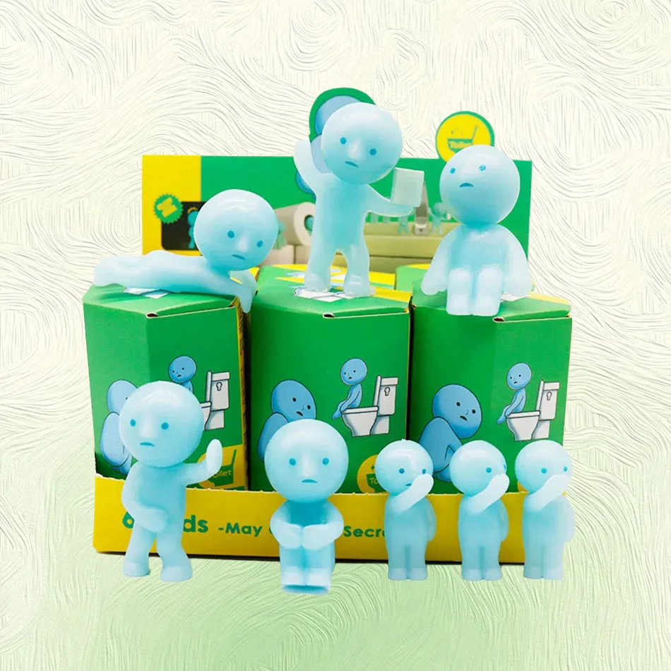 

Multiple Types OF Dolls Trendy Toy Mini Blind Box Bedroom Yoga Series Toilet Series Theme Luminous Doll Ornaments Desktop Compu