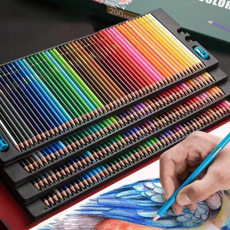 48/72 Pcs Colored Pencils Set Watercolor Drawing Pencils with Cases Professional Drawing Sketching Art Supplies