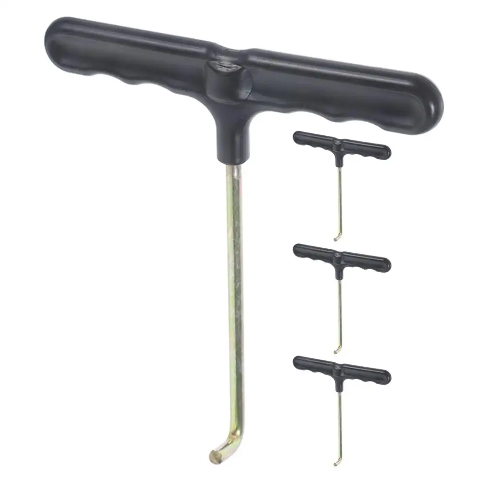 

4 Pcs Trampoline Spring Hook Plastic Handle Easy Assembly Replacement Parts Stainless Steel Outdoor Hooks Spring Tool