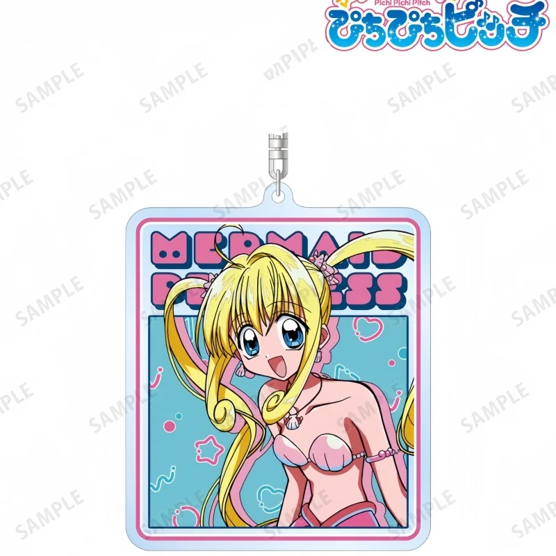 Wholesale Mermaid Melody: Pichi Pitch Cosplay Nanami Luchia Toin Rina Hosho Acrylic Pendant Keychains Bag Decorations 6cm view 5