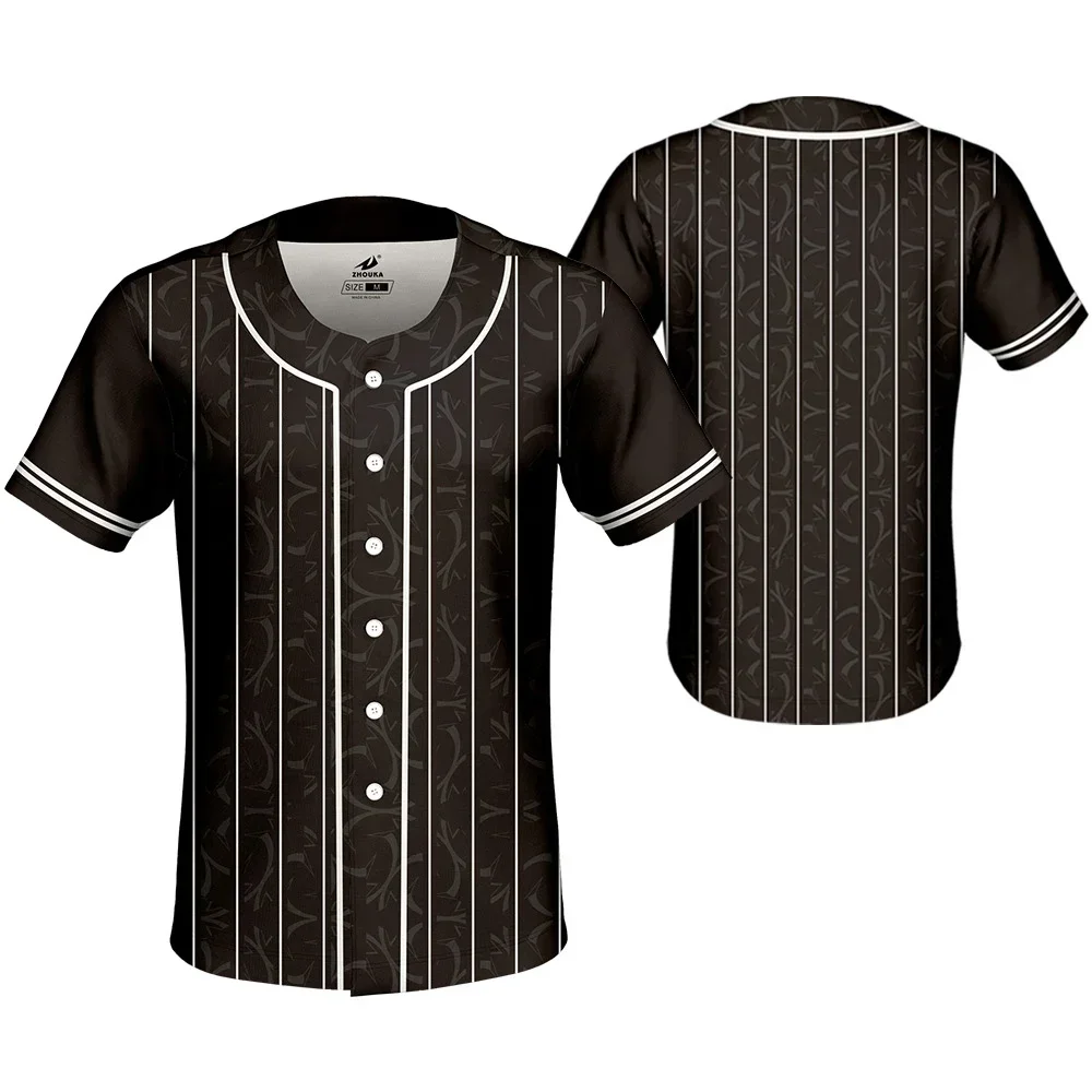 

Custom Design Baseball Jerseys Sublimated Training Wear Mens Sports Shirt Camiseta Beisbol Hombre Breathable Baseball Shirts