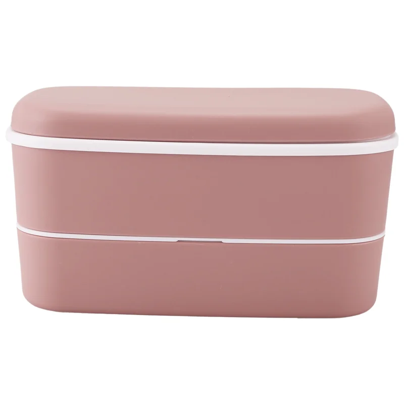 Lunch Box a 2 strati per microonde con scomparti isolati a tenuta stagna