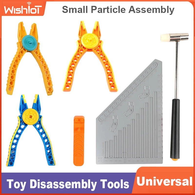 Building Blocks Tool Pliers Clip Remover Tongs Hammer Bricks Separator Measuring Plate Mechanical Technical Gadget Piece