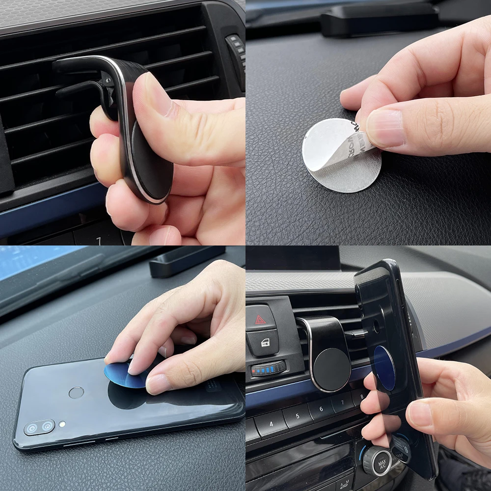 Magnetic Car Phone Holder For Hyundai IONIQ 5 6 7 Air Vent Magnet Mount GPS Smartphone Phone Holder in Car Auto Accessories