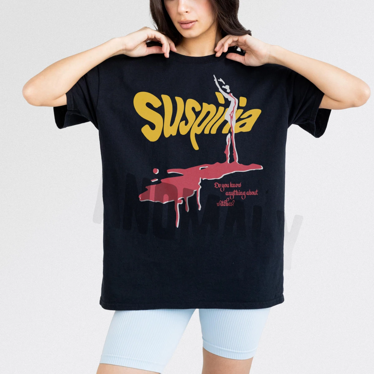 เสื้อยืดลายเต้นรำจากภาพยนตร์อิตาลี ลายพิธีกรรมเพนเทคอสตัล เสื้อภาพยนตร์สยองขวัญย้อนยุค