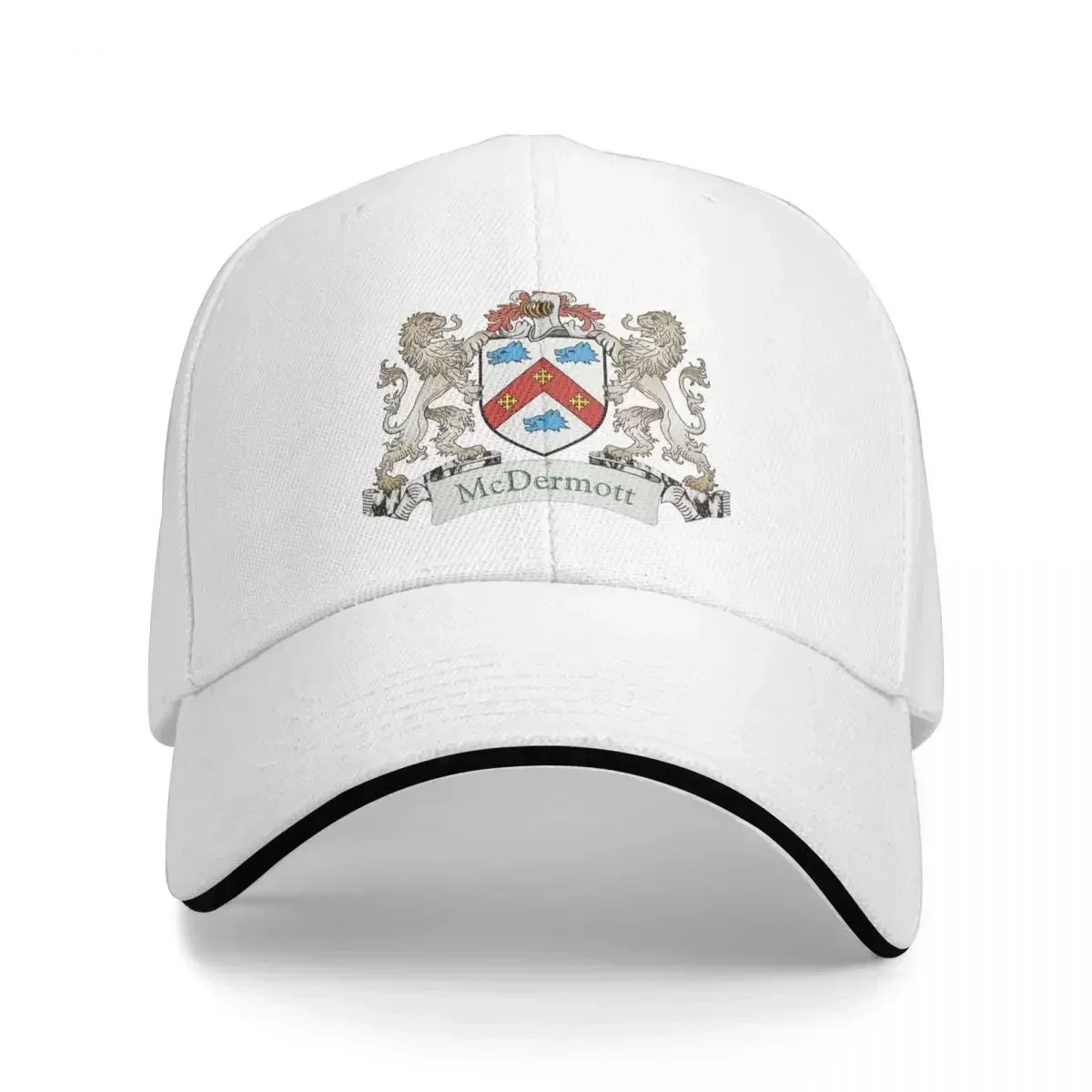 

McDermott Coat Of Arms Baseball Caps Snapback Men Women Hats Outdoor Adjustable Casual Cap Hip Hop Baseball Hat Polychromatic