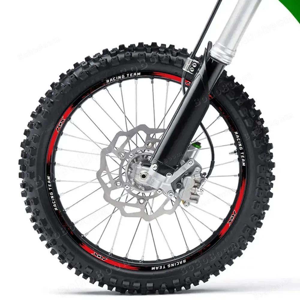 

Motorcycle Reflective Wheel Rim Stripe Sticker Motocross Decal For KX 450 250 125 500 KX250x KX450X KX450SR KX250F KX450F