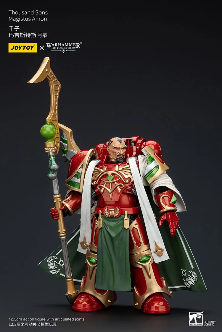 

JOYTOY Warhammer "The Horus Heresy" Thousand Sons Magistus Amon Action Figures Decoration Gift Original Collection Doll