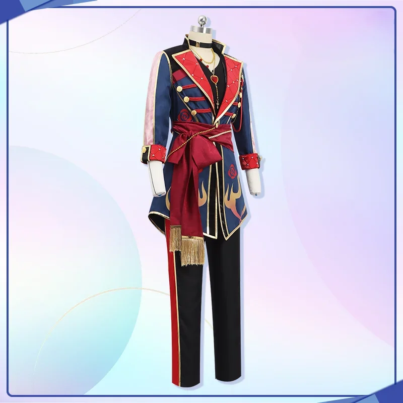 Game Ensemble Stars 2 Melting Rouge Soul Adam Valentine's Day Ran Nagisa/Saegusa Ibara New MV Suit Cosplay Costume